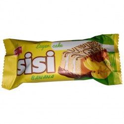 کیک با کرم موزی سی سی شیرین عسل 40 گرمی