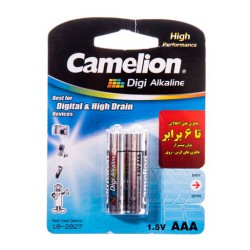 باتری نیم قلمی دیجی آلکالاین کملیون 2 عددی