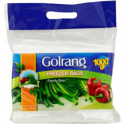 کیسه فریزر خانواده 25X35 گلرنگ 1 کیلوگرمی