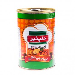 کنسرو لوبیا چیتی با قارچ دلپذیر 420 گرمی