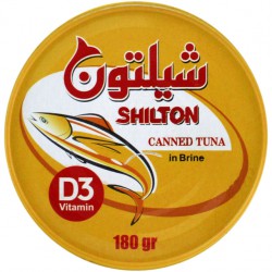 کنسرو ماهی تون در آب نمک رژیمی شیلتون 180 گرمی