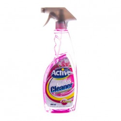 شیشه پاک کن ضد بخار صورتی اکتیو 500 گرمی