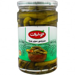 خیارشور سوپر ویژه خوشبخت 660 گرمی