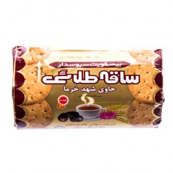 بیسکویت سبوس دار ساقه طلایی حاوی شهد خرمامینو 200 گرمی
