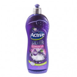 مایع ظرفشویی بنفش سیلور اکتیو 750 گرمی