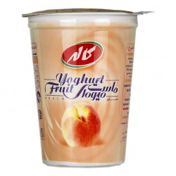 ماست میوه ای  هلو کاله (450 گرم )