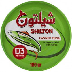 کنسرو تون ماهی سبزیجات شیلتون 180 گرمی