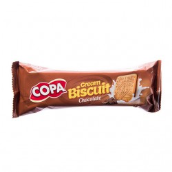 بیسکویت کرم دار شکلاتی کوپا 90 گرمی