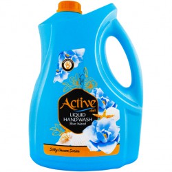 مایع دستشویی صدفی آبی اکتیو 3.75 کیلوگرمی