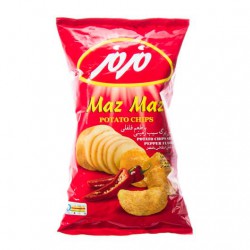 چیپس فلفلی قرمز مزمز 60 گرمی