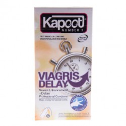 کاندوم تاخیری Viagris Delay کاپوت 12 عددی